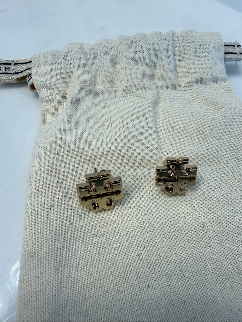 Tory Burch Gold Icon Stud Earrings
